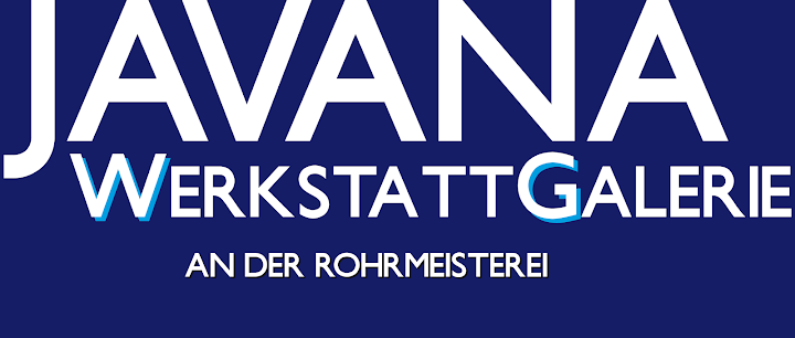 Logo der Javana Werkstattgalerie an der Rohrmeisterei